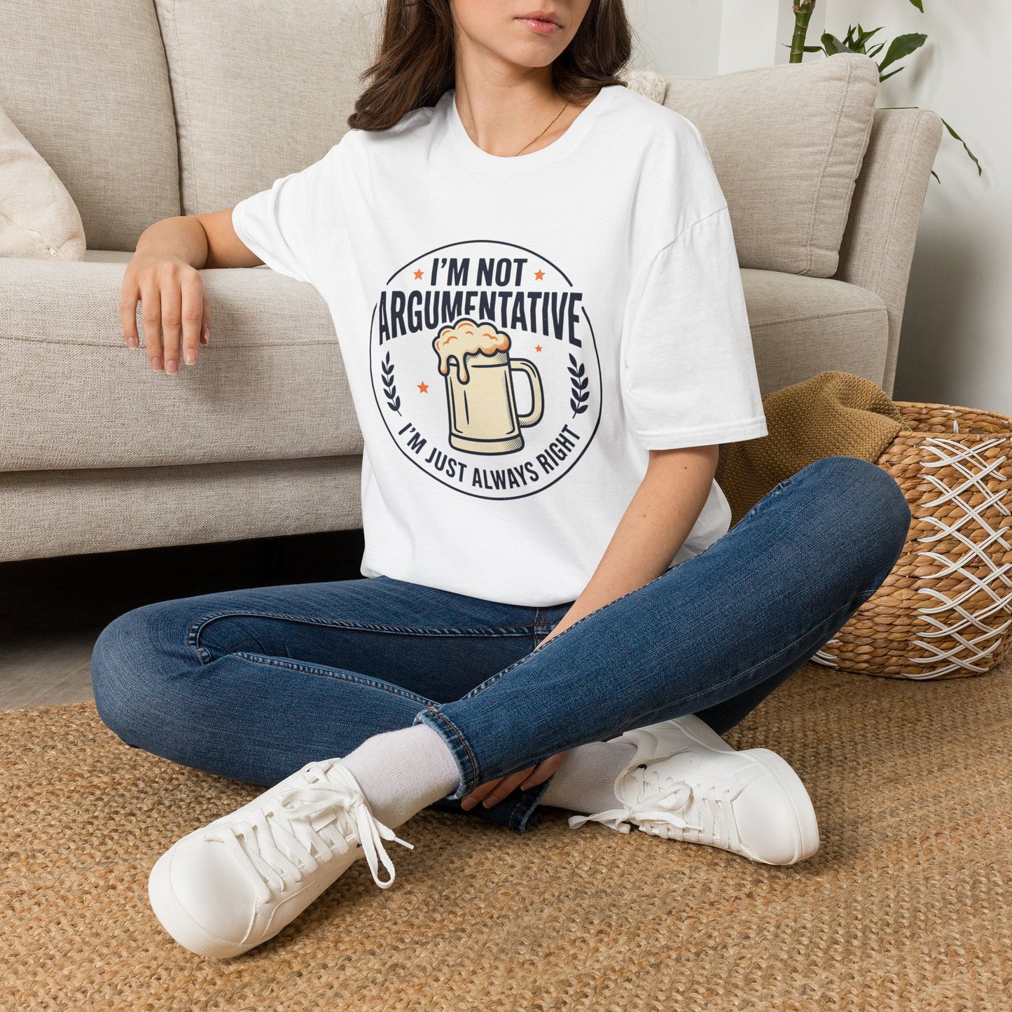 I'm Not Argumentative Beer T-Shirt